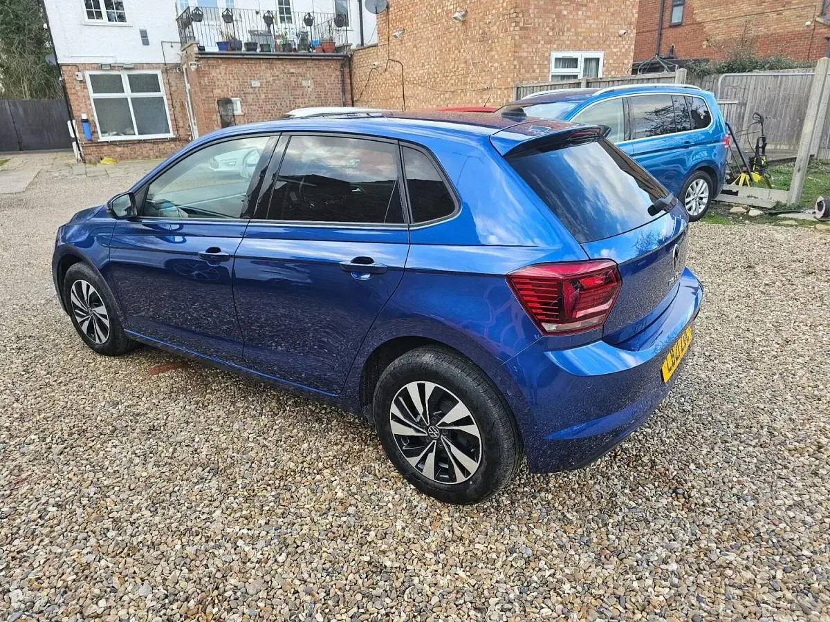 Used VW Polo Match 95 HP (69 kW) 2021 Blue Hatchback