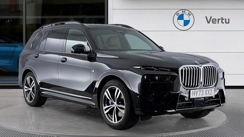 Black Used 2023 BMW X7 M Sport SUV | £65,103 (Fair price) - Image 1/4