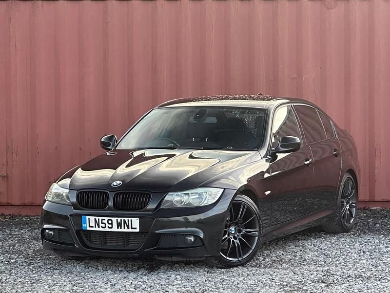 Black Used 2009 BMW 320 M Sport Sedan | £4,495 (Expensive) - Image 1/4