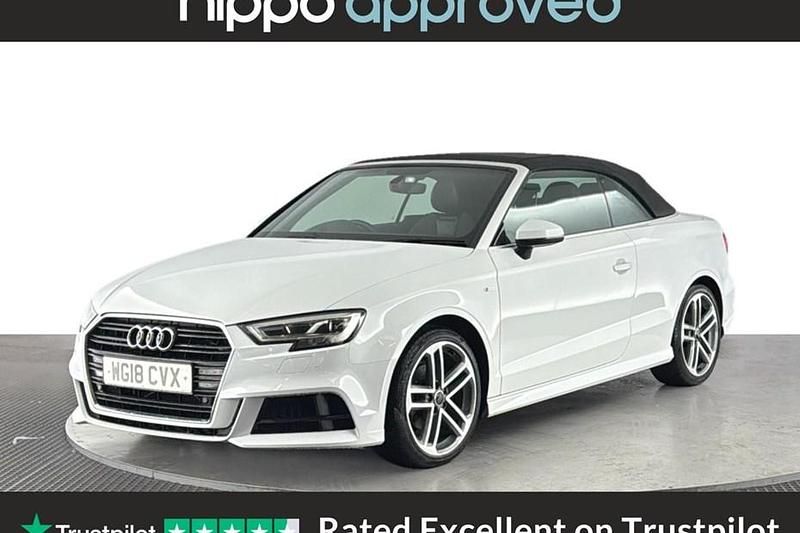 Used 2018 Audi A3 S-Line Cabriolet | £15,140 (Good price) - Image 1/1