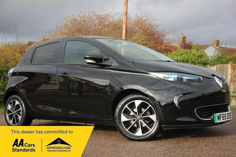 Black Used 2019 Renault Zoe Dynamique Hatchback | £6,990 (Fair price) - Image 1/3