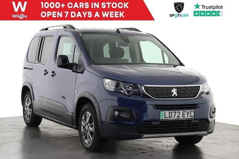 Blue Used 2022 Peugeot Rifter Allure Premium MPV | £15,299 - Image 1/3