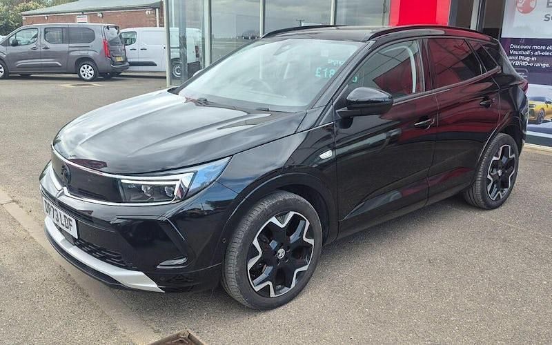 Used Vauxhall Grandland X Ultimate 131 HP (96 kW) 2023 Black SUV
