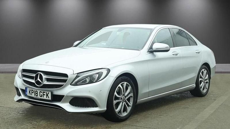 Used Mercedes C220 170 HP (125 kW) 2018 Silver Sedan