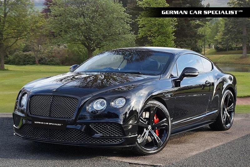 Used Bentley Continental GT 635 HP (467 kW) 2017 Onyx black Coupe
