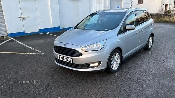 Used Ford Grand C-Max Zetec 120 HP (88 kW) 2016 Silver MPV