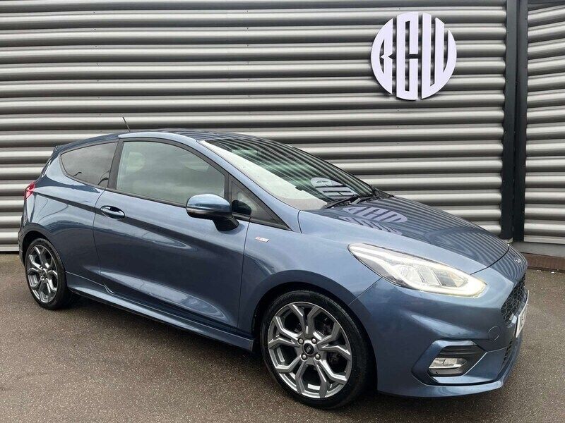 Blue Used 2021 Ford Fiesta ST-Line Hatchback | £9,400 (Good price) - Image 1/4