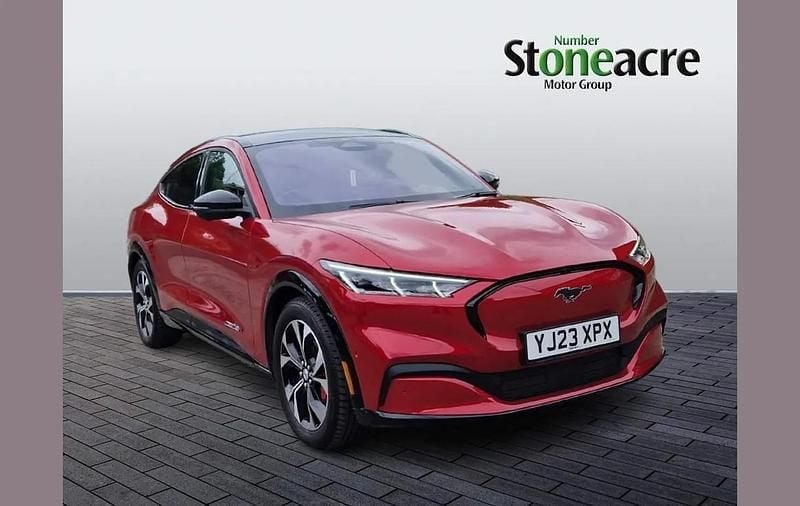 Red Used 2023 Ford Mustang Mach-E Extended Range SUV | £28,600 - Image 1/4