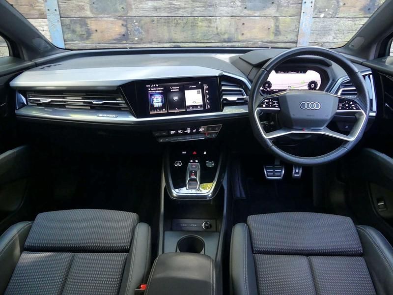 Used Audi Q4 e-tron S-Line 150 kW (204 HP) 2022 Black SUV