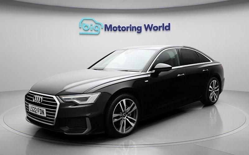 Used Audi A6 S-Line 204 HP (150 kW) 2021 Black Sedan
