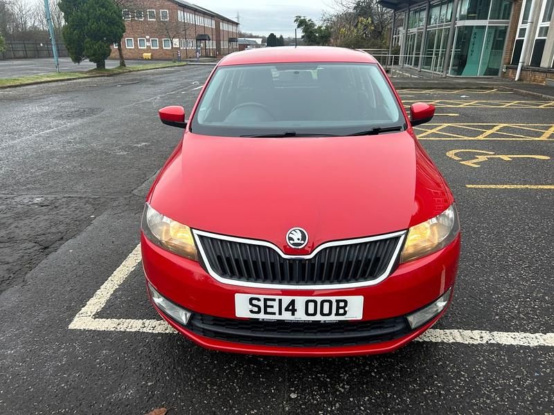 Used Skoda Rapid Elegance 2014 Red Hatchback