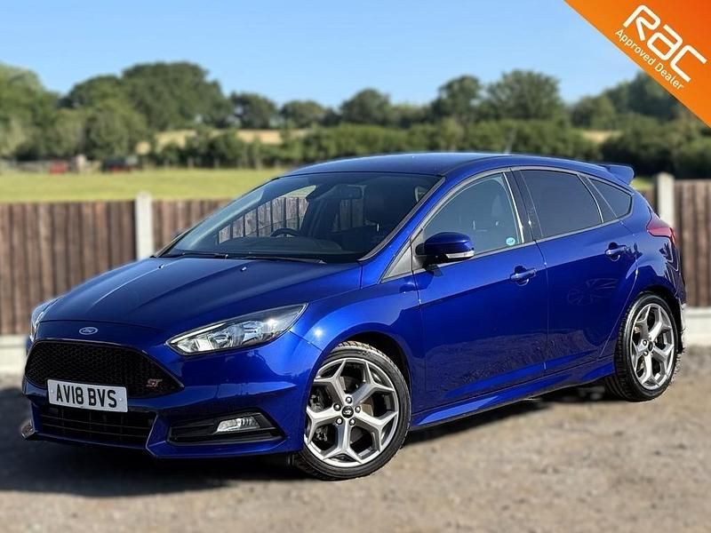 Blue Used 2018 Ford Focus ST Hatchback | £14,990 (Fair price) - Image 1/3