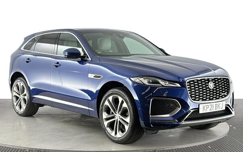 Second-hand Jaguar F-Pace R-Dynamic 204 CP (150 kW) 2021 Albastru SUV
