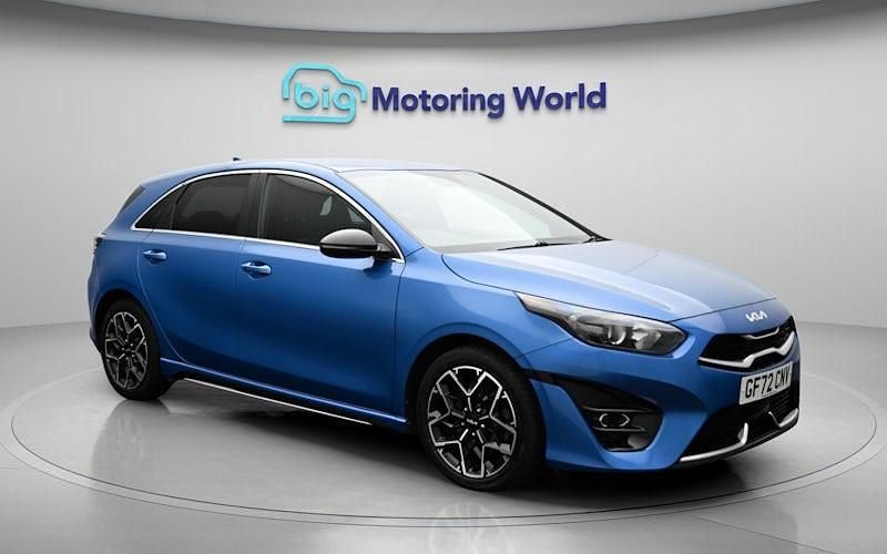 Used Kia Ceed GT-Line 160 HP (117 kW) 2022 Blue Hatchback