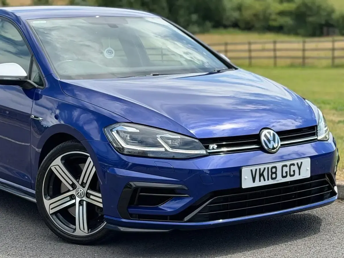 Used VW Golf VII R 310 HP (228 kW) 2018 Blue Hatchback