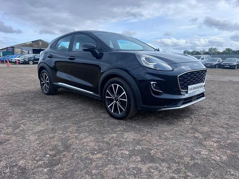 Black Used 2021 Ford Puma Titanium Hatchback | £9,495 (Super price) - Image 1/4