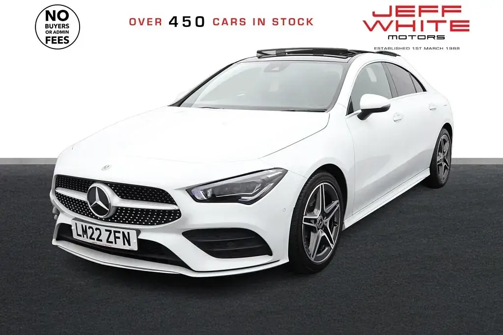 Used Mercedes CLA200 AMG line 2022 White Sedan