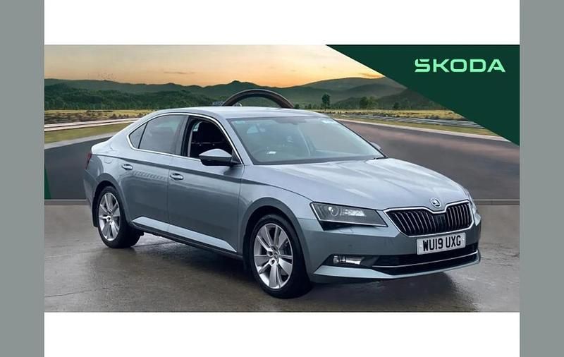 Used Skoda Superb SE L Executive 150 HP (110 kW) 2019 Grey Hatchback