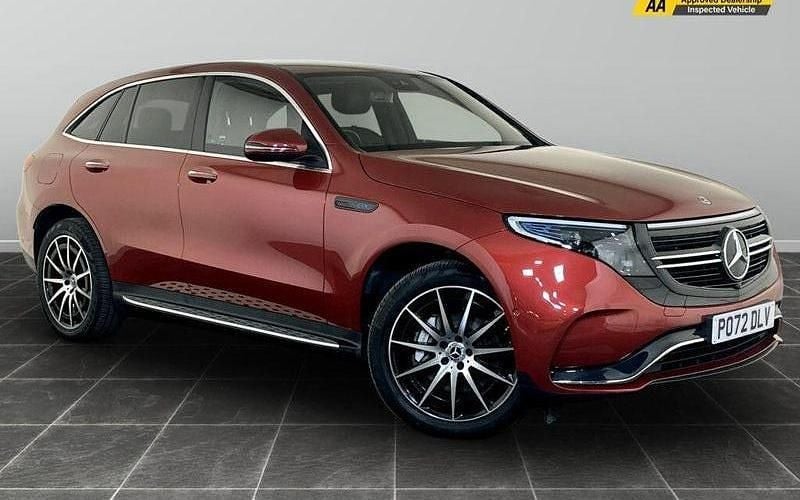 Red Used 2022 Mercedes EQC400 AMG line SUV | £25,495 (Good price) - Image 1/3