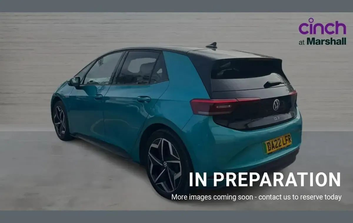 Begagnad VW ID.3 Pro 150 kW (204 HK) 2022 Svart Halvkombi