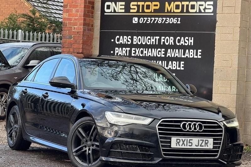 Black Used 2015 Audi A6 S-Line Sedan | £6,995 (Good price) - Image 1/1