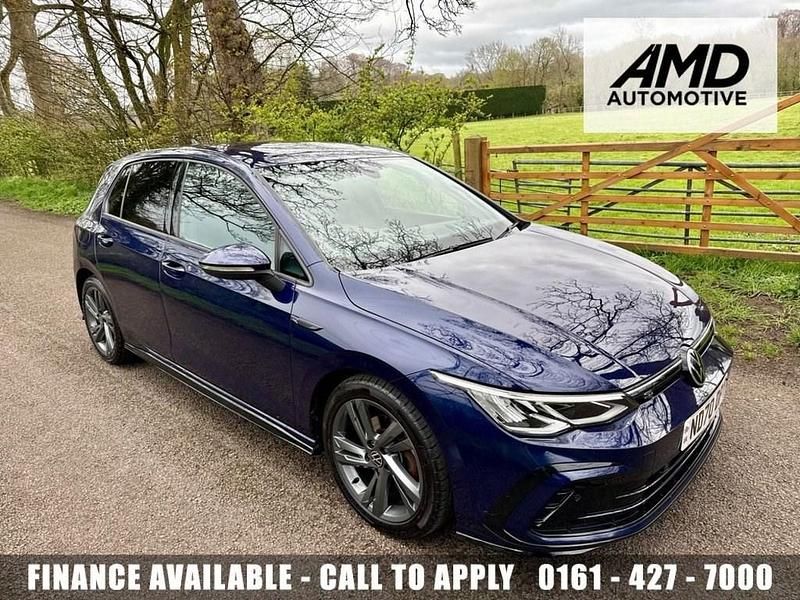 Used VW Golf VII R-line 150 HP (110 kW) 2021 Blue Hatchback