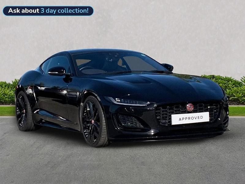 Black Used 2022 Jaguar F-Type R-Dynamic Coupe | £51,779 (Fair price) - Image 1/4