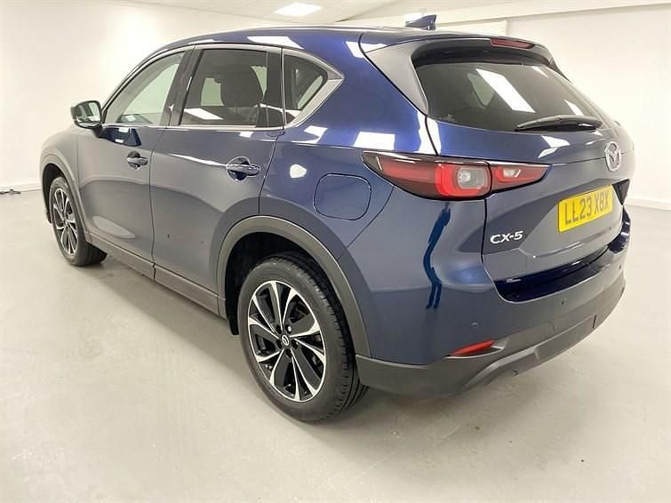 Second-hand Mazda CX-5 Exclusive-Line 2023 Albastru SUV