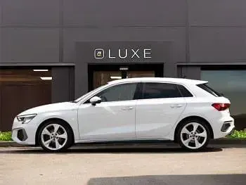 Used Audi A3 S-Line 116 HP (85 kW) 2021 White Sedan