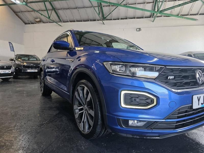 Used VW T-Roc R-line 2019 Blue SUV
