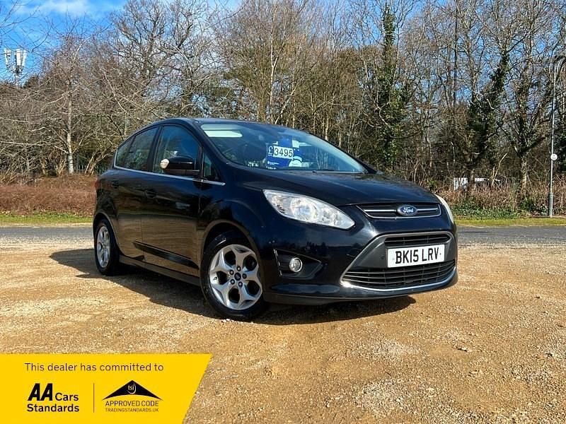Used Ford C-MAX Zetec 125 HP (91 kW) 2015 Black MPV