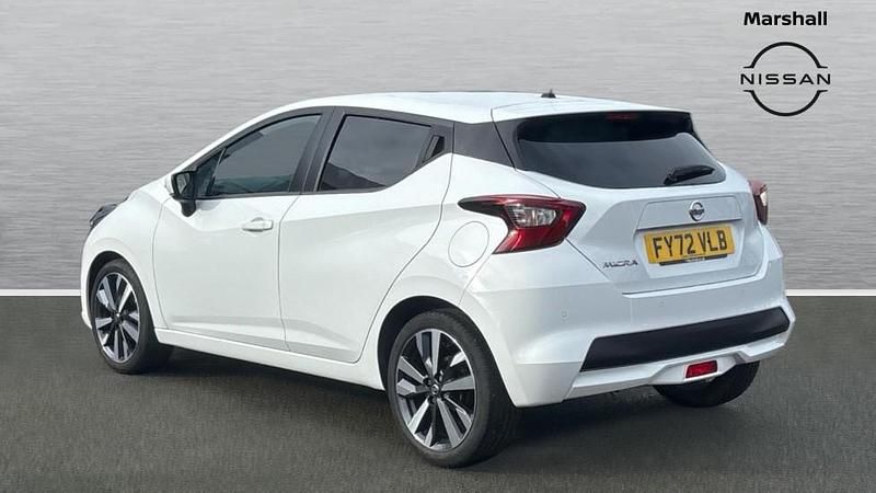 Used Nissan Micra Tekna 92 HP (67 kW) 2022 White Hatchback