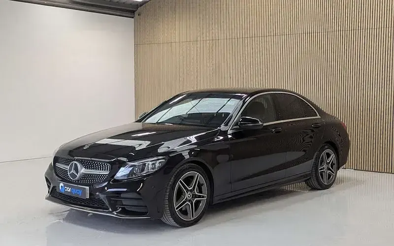 Used Mercedes C220 AMG Line Premium 194 HP (142 kW) 2021 Black Sedan