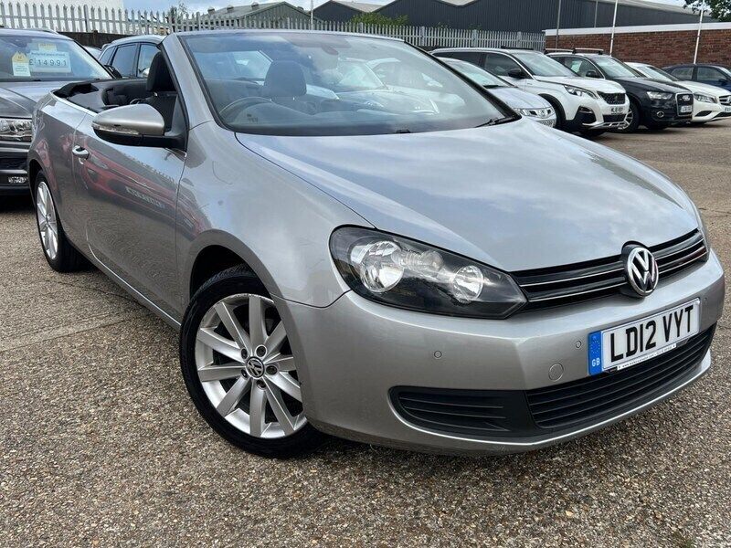 Silver Used 2012 VW Golf Cabriolet SE Cabriolet | £3,881 (Fair price) - Image 1/4