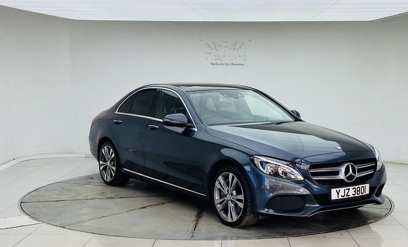 Begagnad Mercedes C350e 2016 Grå Sedan