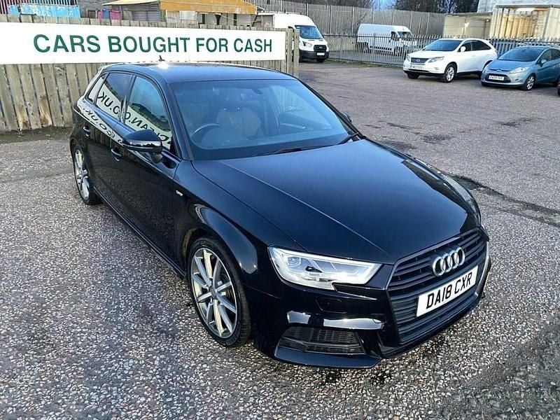 Black Used 2018 Audi A3 Black Edition Hatchback | £14,695 (Good price) - Image 1/4