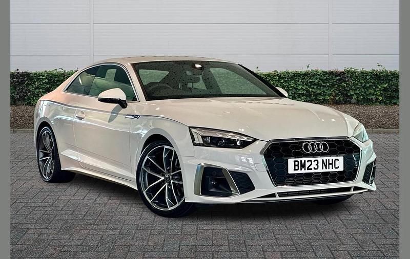Used Audi A5 S-Line 147 HP (108 kW) 2023 White Coupe