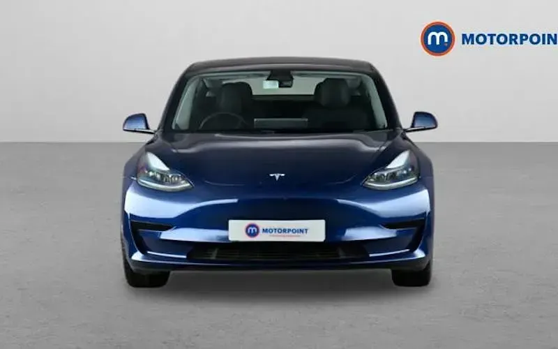 Used Tesla Model 3 Standard Range 180 kW (245 HP) 2021 Blue Sedan
