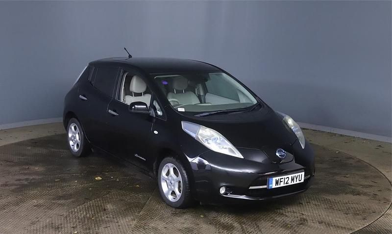 Black Used 2012 Nissan Leaf Hatchback | £3,290 (Good price) - Image 1/4