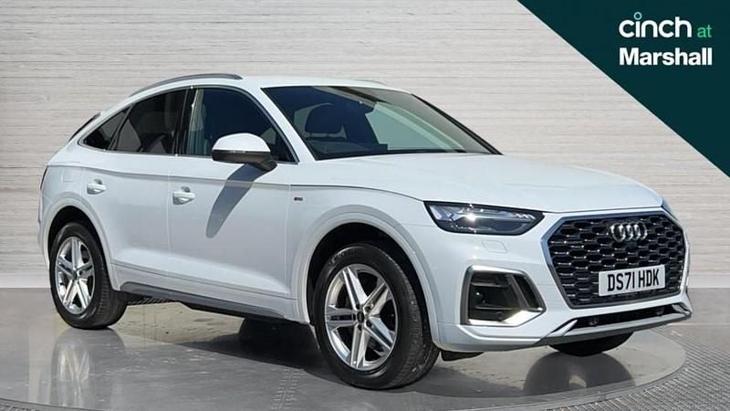 White Used 2022 Audi Q5 S-Line SUV | £30,352 (Good price) - Image 1/4