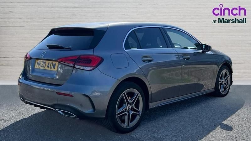 Used Mercedes A250 AMG line 218 HP (160 kW) 2020 Grey Hatchback