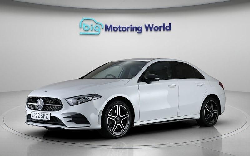 Used Mercedes A250 AMG line 259 HP (190 kW) 2022 White Sedan