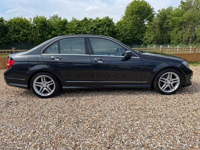 Begagnad Mercedes C220 AMG 2013 Svart Sedan