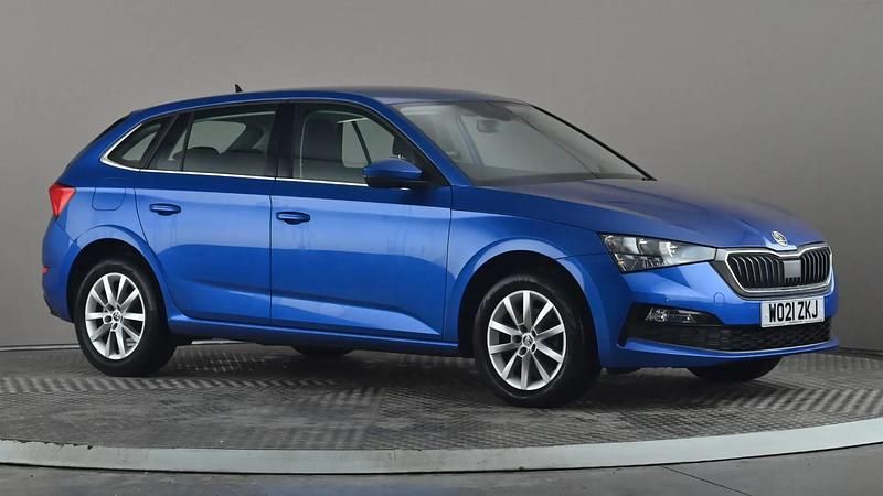 Blue Used 2021 Skoda Scala SE Technology Hatchback | £15,598 (Expensive) - Image 1/3