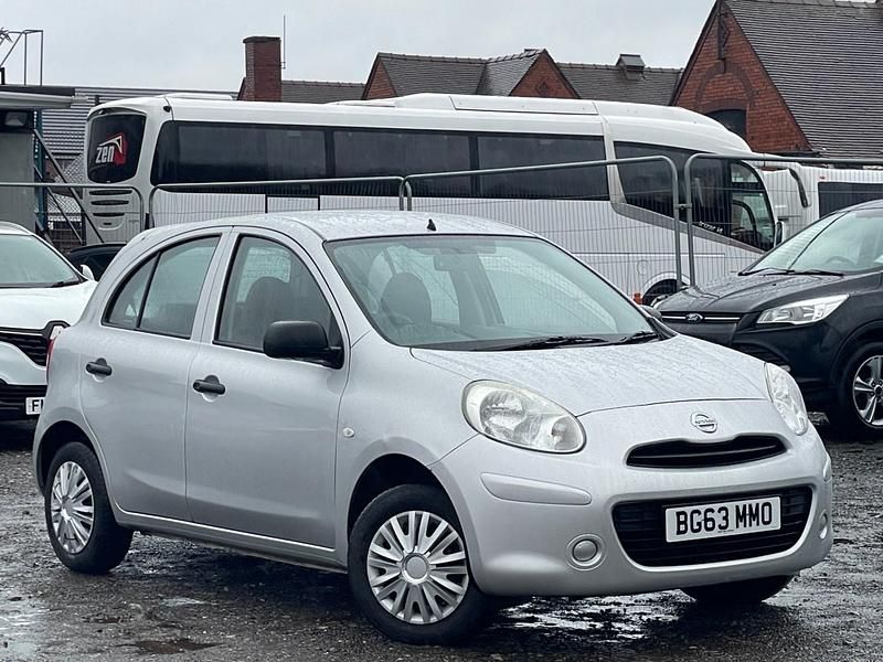 Silver Used 2014 Nissan Micra Visia Hatchback | £3,950 (Fair price) - Image 1/4