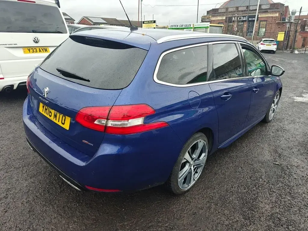 Second-hand Peugeot 308 SW GT-line 120 CP (88 kW) 2016 Albastru Break