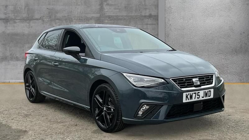New Seat Ibiza Black Edition 95 HP (69 kW) 2025 Fiord blue Hatchback