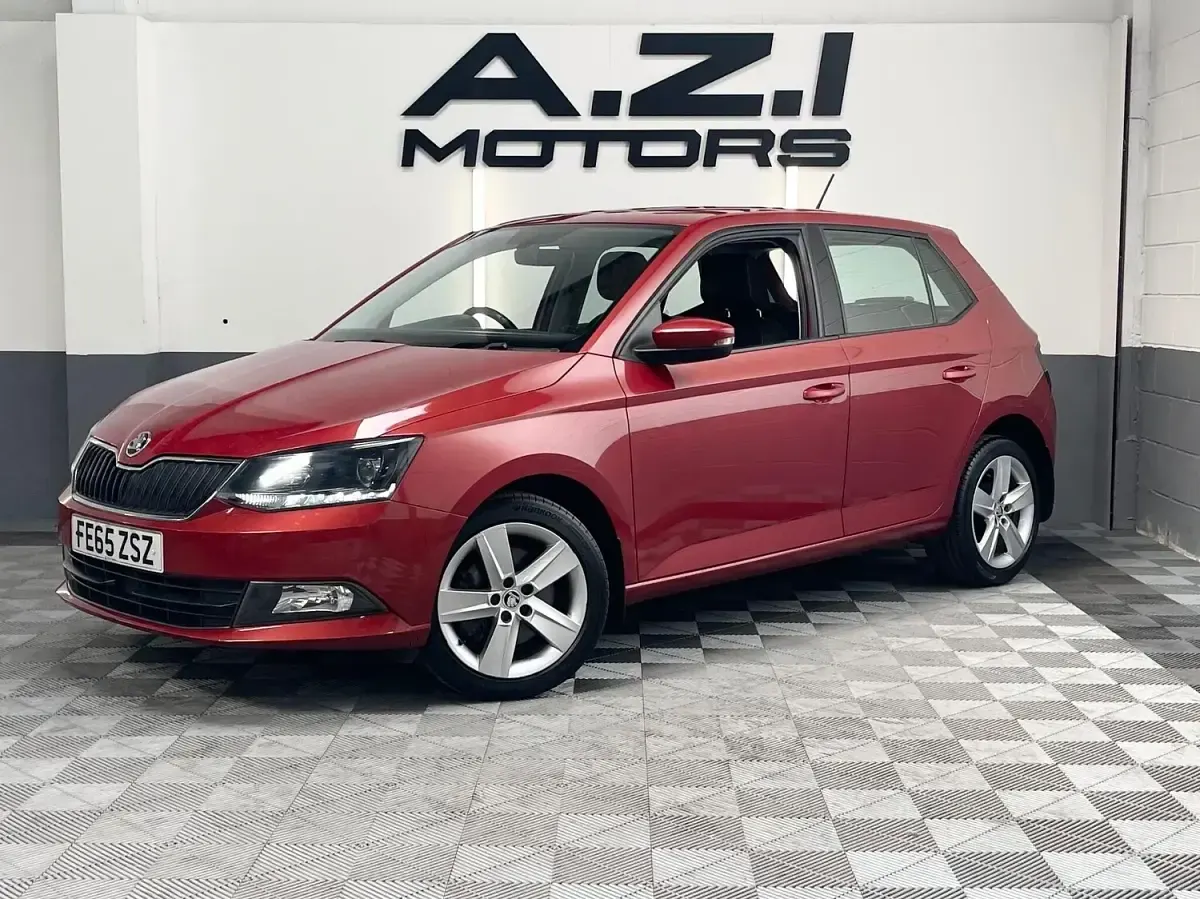 Used Skoda Fabia SE L 110 HP (80 kW) 2015 Red Hatchback