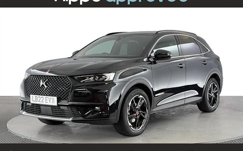Black Used 2021 DS Automobiles DS7 Crossback Performance Line Plus SUV | £19,420 (Fair price) - Image 1/4