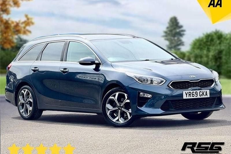 Used Kia Ceed Sportswagon 114 HP (83 kW) 2019 Blue Estate